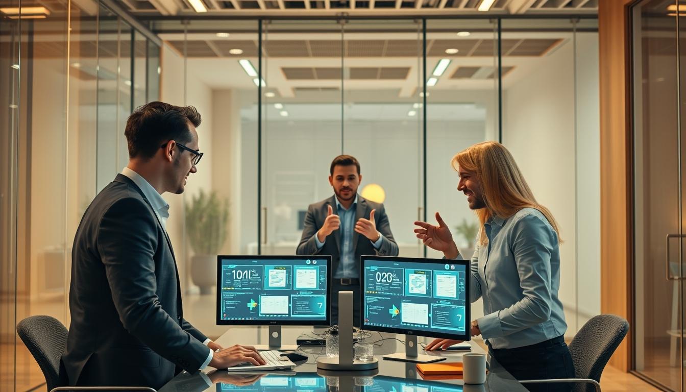 Enterprise software dashboards and business process automation